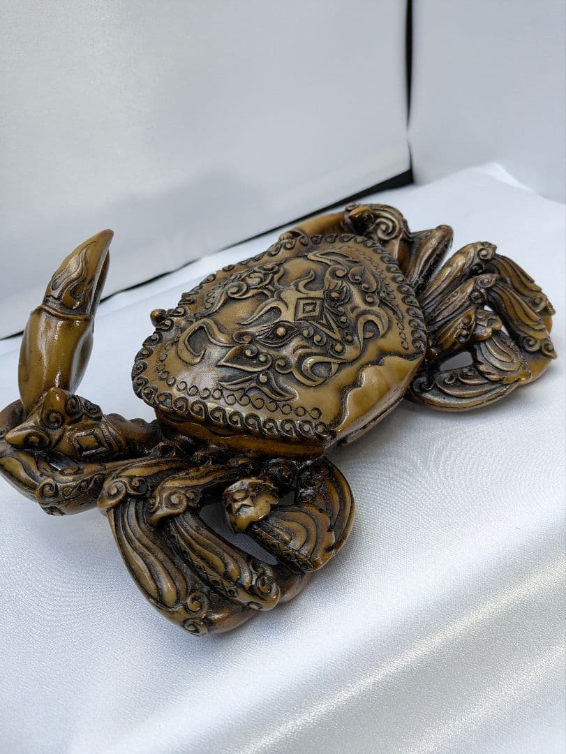 ☆b479、蟹 置物 風水 カニ 風水置物 インテリア 金運祈願 開運