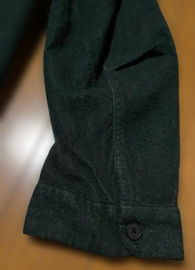 1/16お値下《1度のみ着用》フィルマム　ネルシャツ　モスグリーン　XS