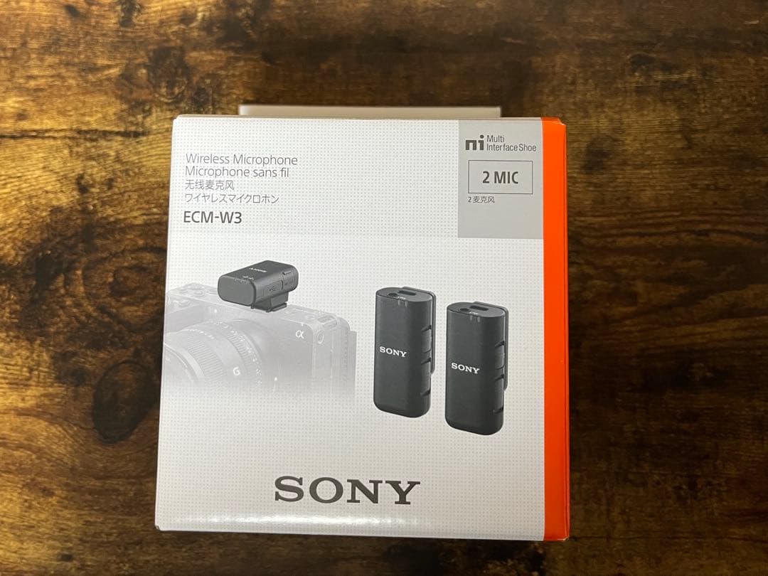 【値下げ中】SONYカメラ用ワイヤレスマイクECM-W3