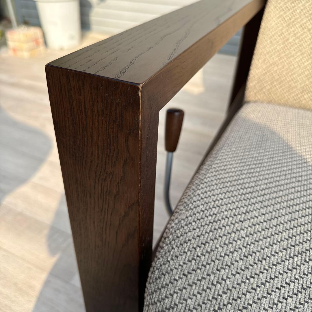 karimoku 現行品　リクライニングソファ　2人掛けソファ　オットマン付き