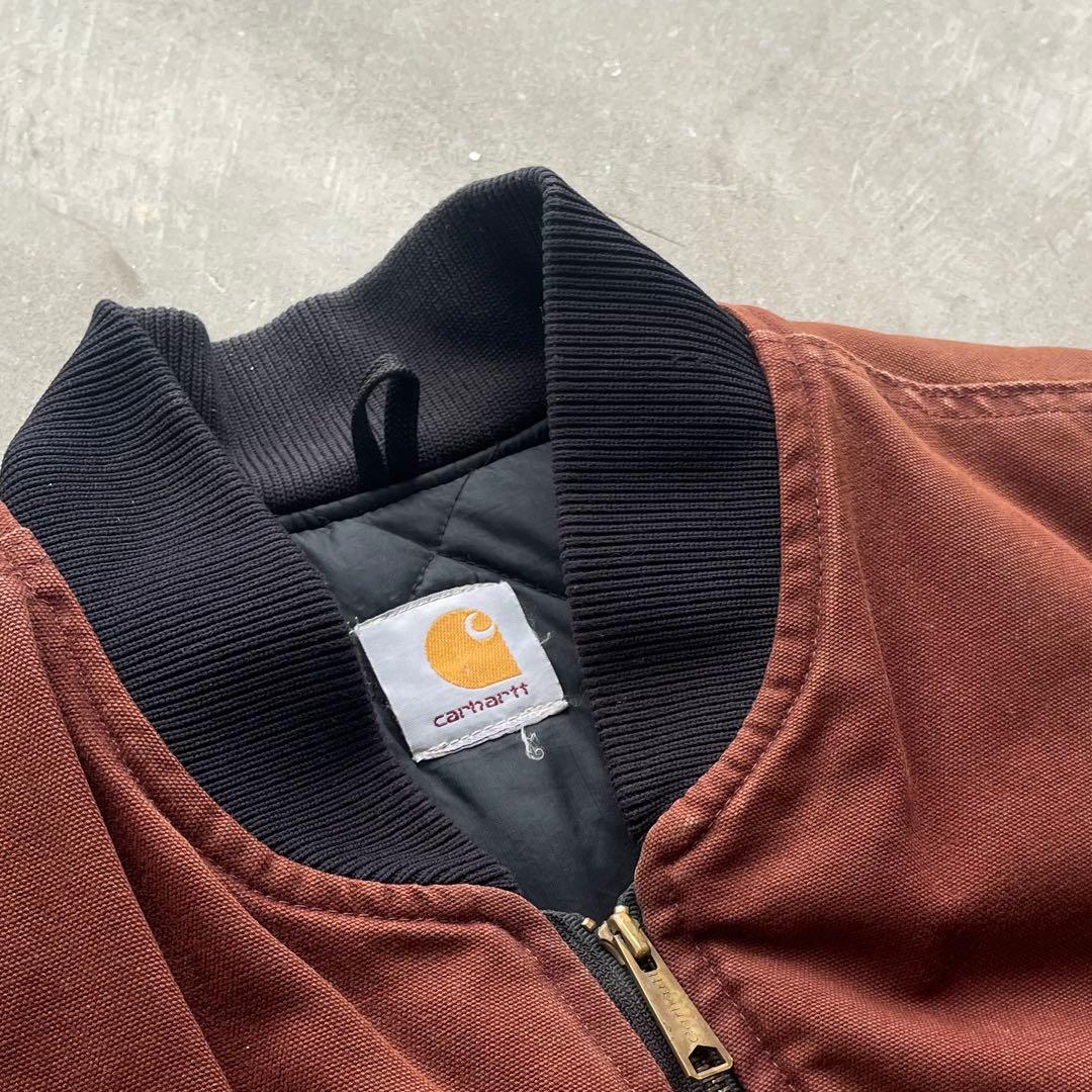 90’s Carhartt duck vest burgundy
