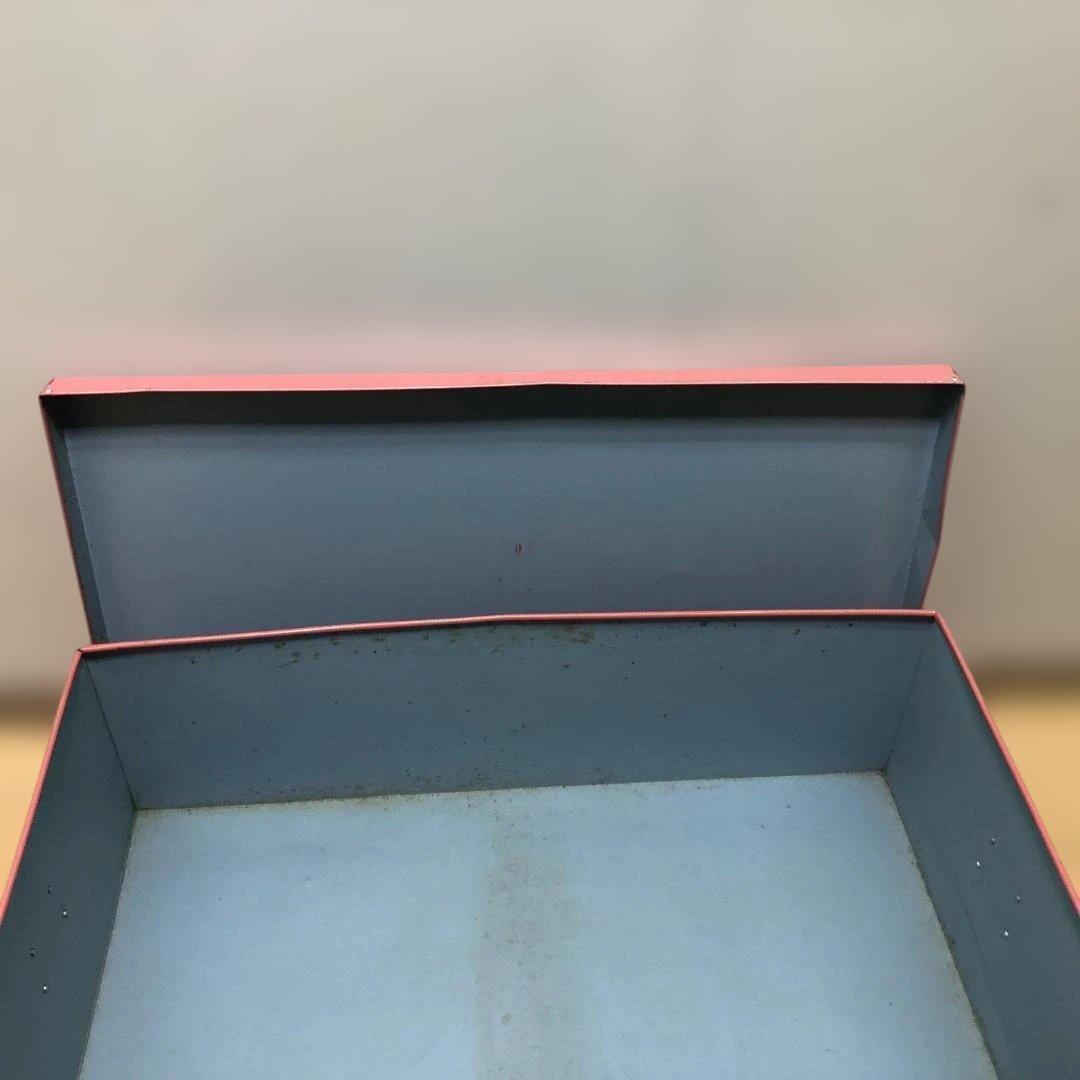 【送料無料】ヴィンテージ調 メタル収納ボックス スチール製　250805-1