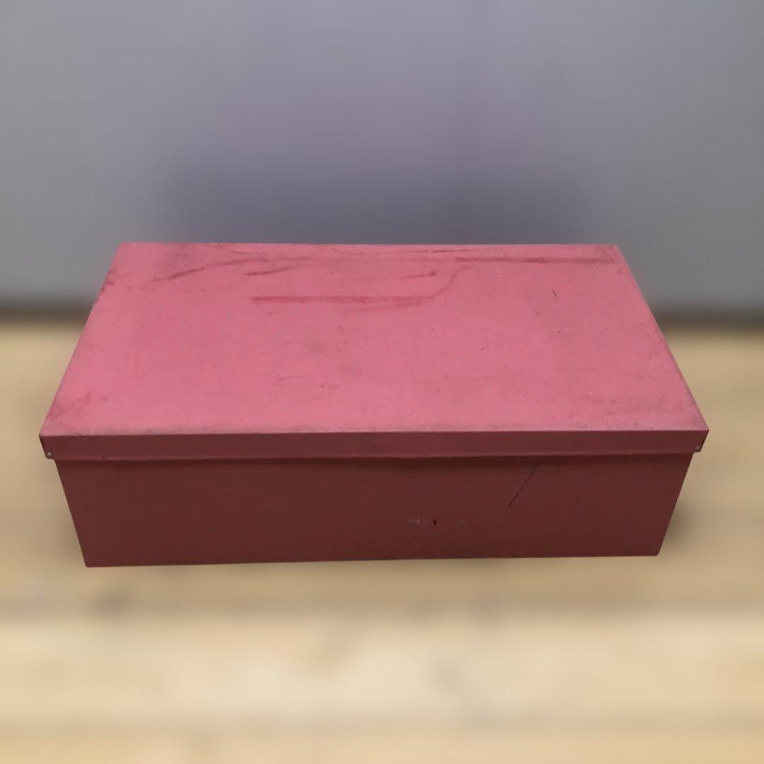 【送料無料】ヴィンテージ調 メタル収納ボックス スチール製　250805-1