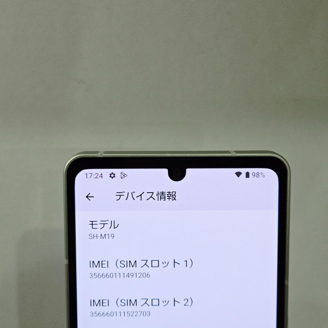 02 AQUOS sense6 シルバー SIMフリー 極美品