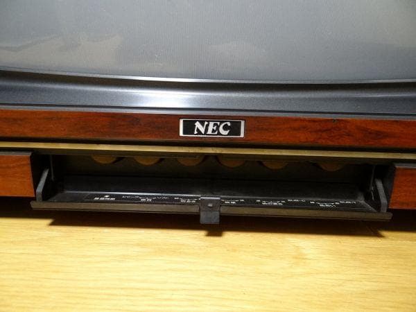 80年代 日本製 NEC CV-20T76E カラーテレビ 昭和 レトロ 当時物
