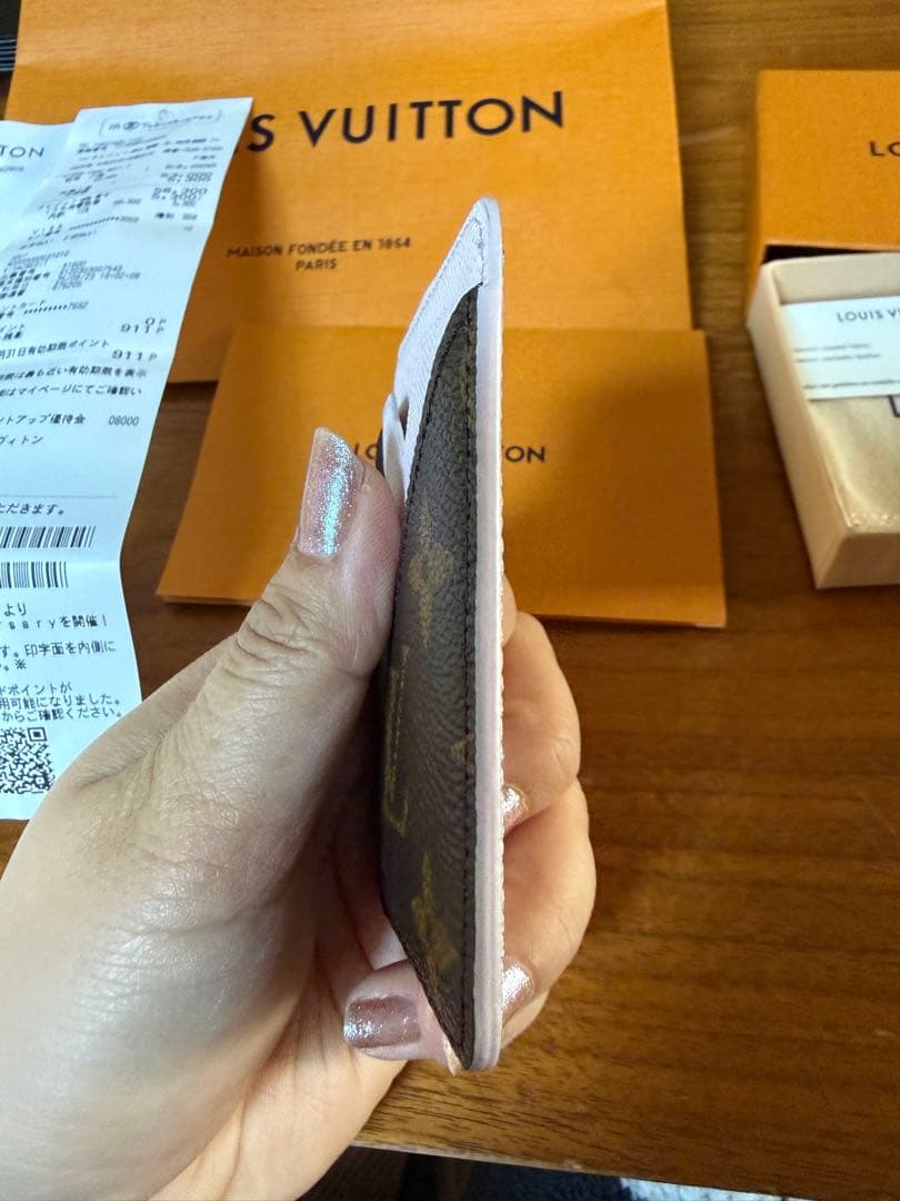 LouisVuitton ルイヴィトン　カードケース　magsafe ライラック