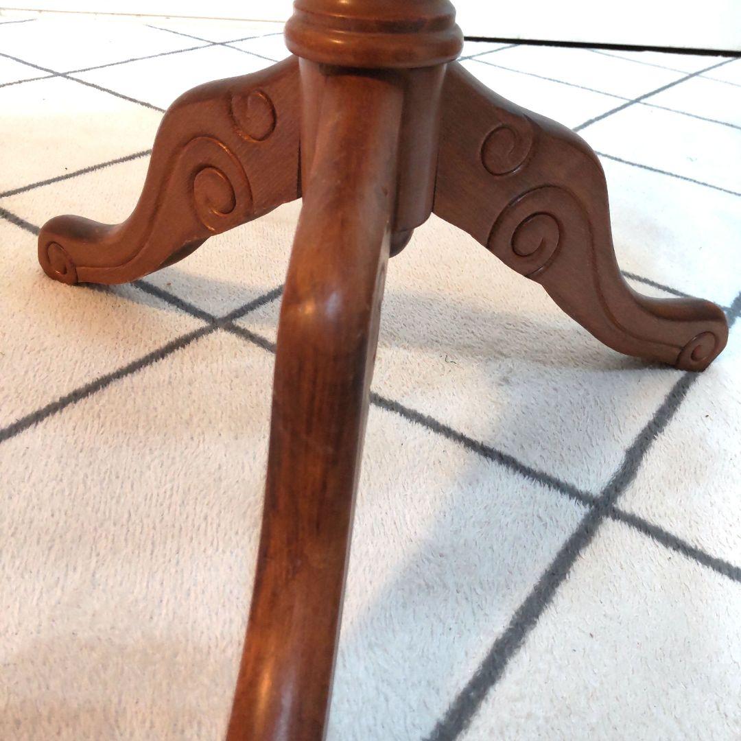 イタリア家具 象嵌細工 コーヒーテーブル サイドテーブル 波型天板 アンティーク