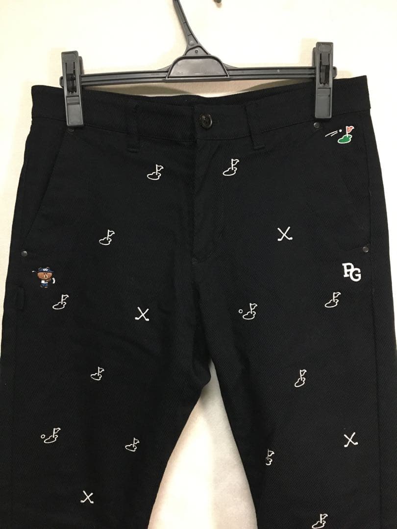 パーリーゲイツ×ラインコラボ 秋冬ストレッチパンツ メンズ サイズ4 M