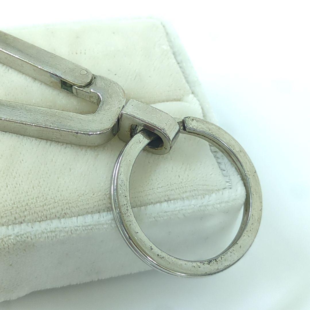 PRADA プラダ カラビナ キーリング キーホルダー シルバーカラー