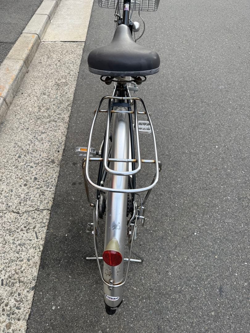 159 自転車 大阪市 【引取り限定】 美品 27インチ 変速付き