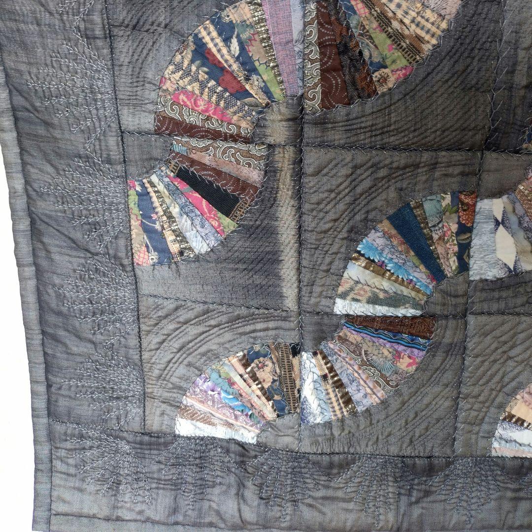 パッチワークキルト タペストリー〈扇〉