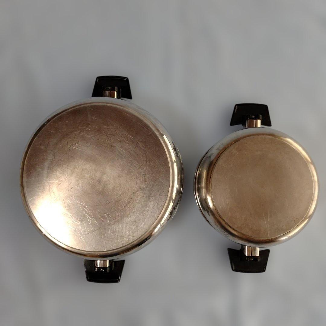 【ロイヤルクィーン】大スチーマー　セット＆ 小スチーマーセット 〈蒸し器〉