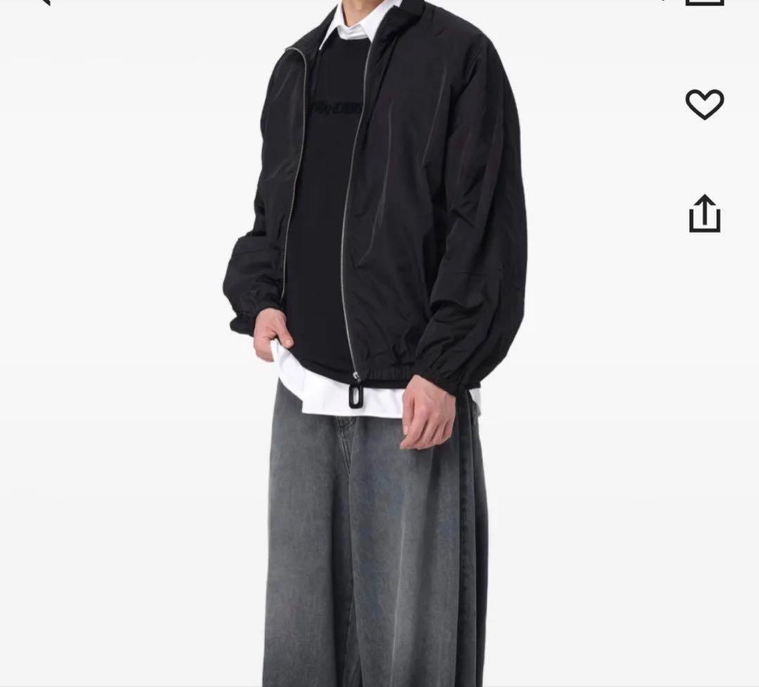 JW ANDERSON 25ss ナイロンジャケット ブラック