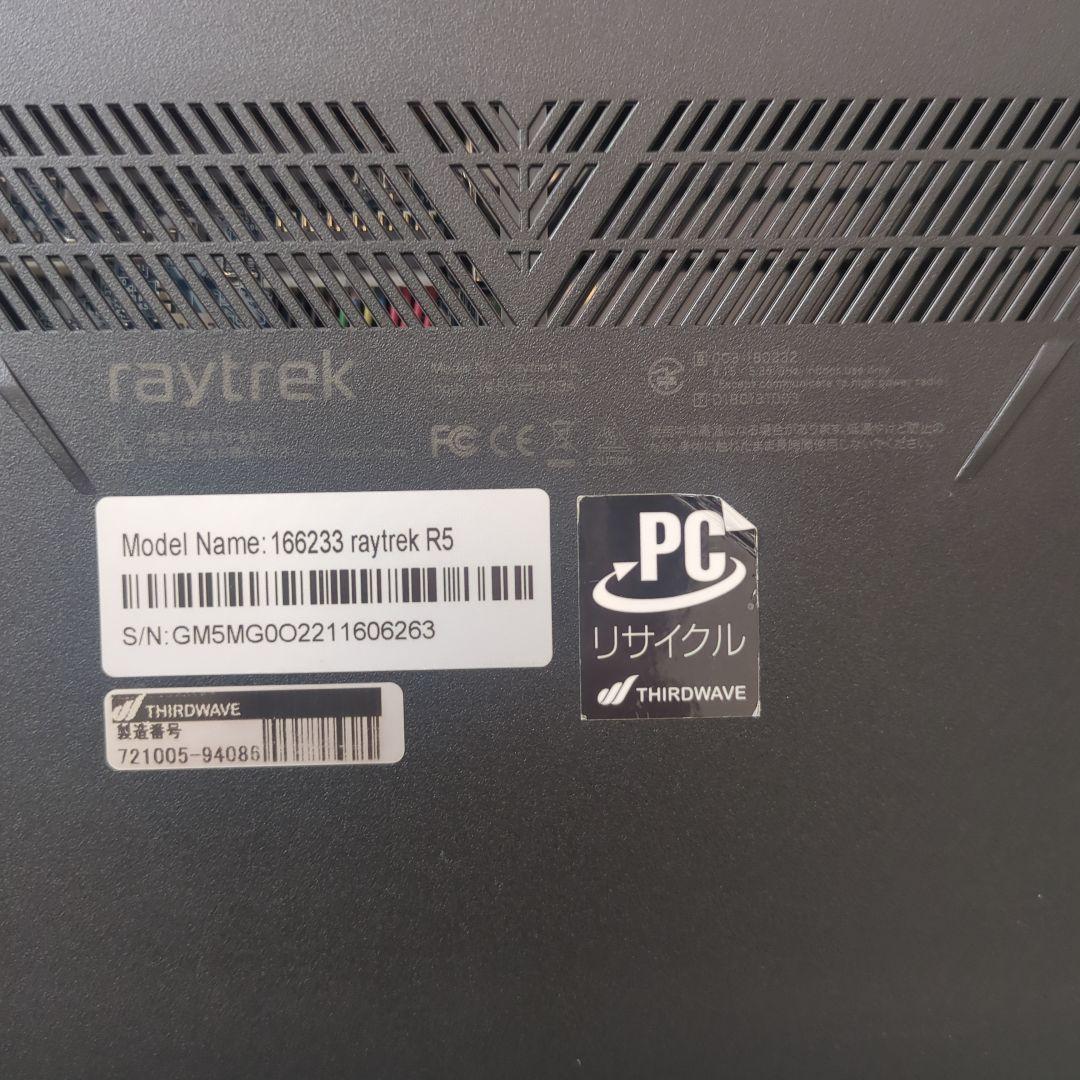 raytrek ドスパラ 10世代 i7 RTX3060 32GB/SSD1TB