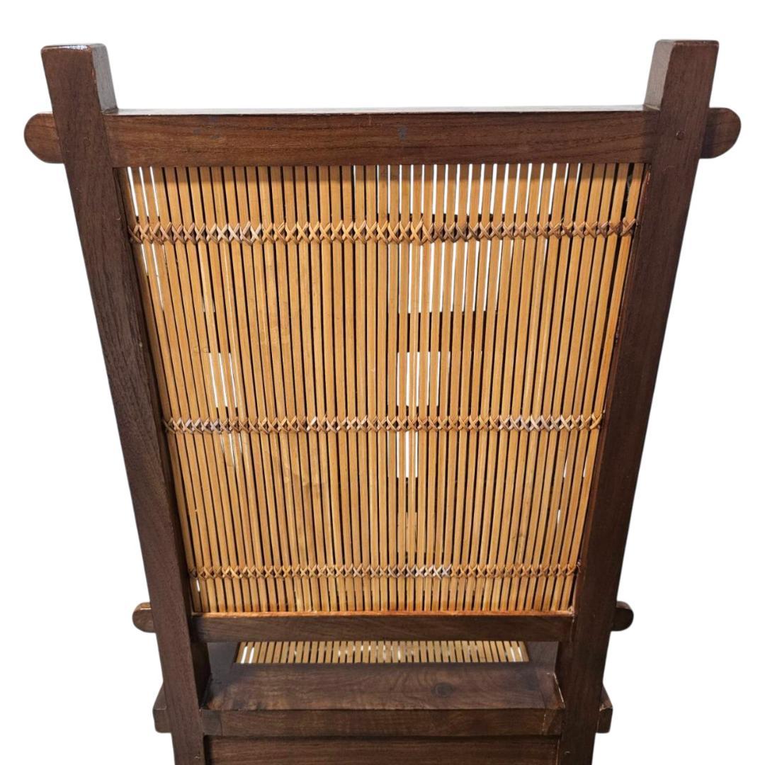 バンブーチェア② 竹×無垢材 アンティーク調 ダイニングチェア 和モダン
