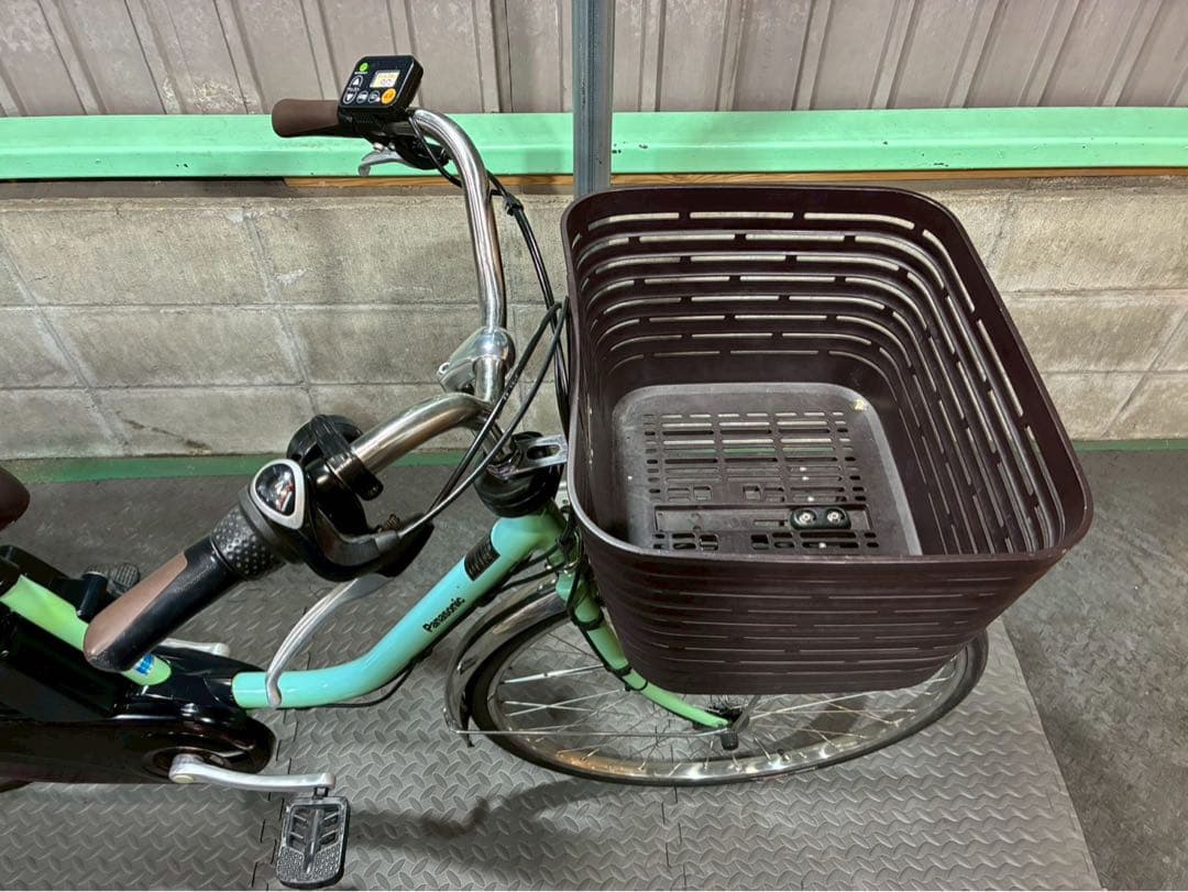 №8500電動自転車 パナソニック ビビDX 26インチ バッテリー大容量！