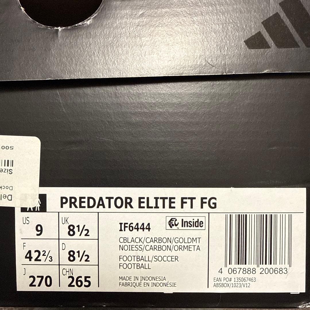 adidas Predator Elite FT FG 日本未発売品