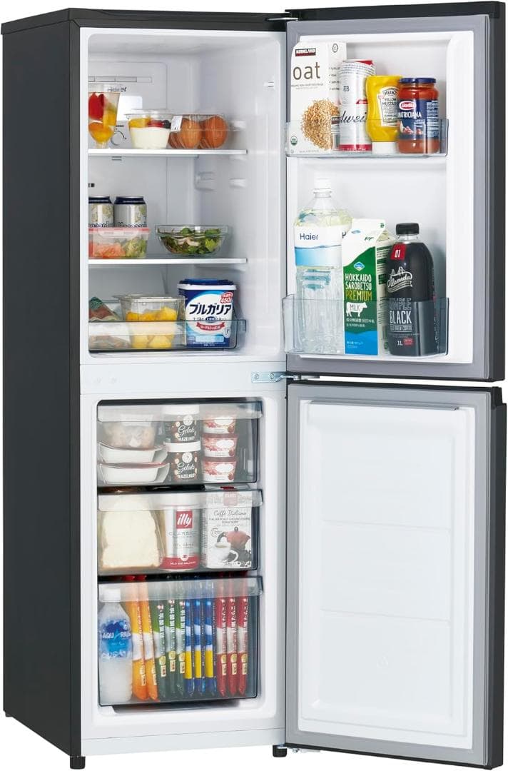 ハイアール 幅44cm 左開き JR-SY15AL マットグレー 自動霜取り