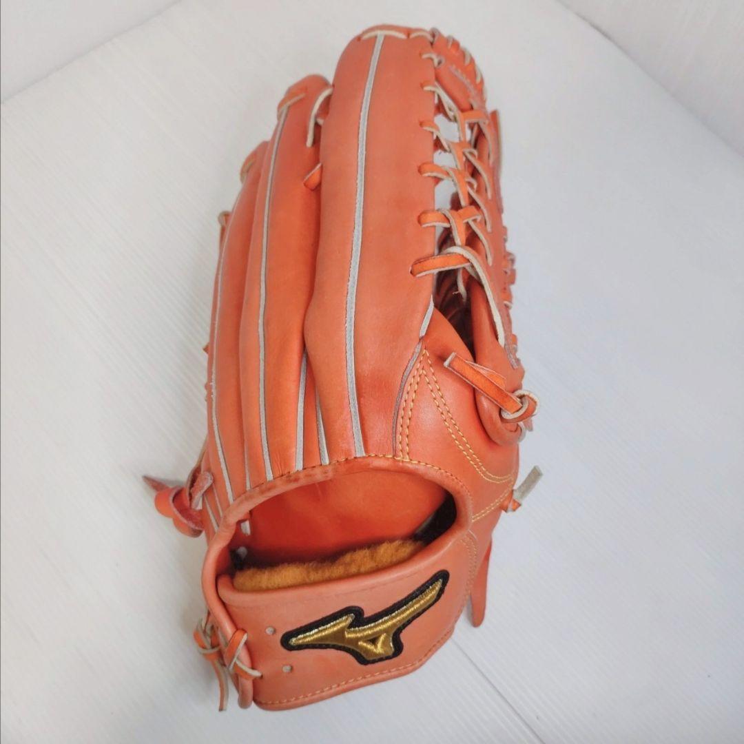美品！ミズノプロ 硬式野球グローブ（オレンジ）