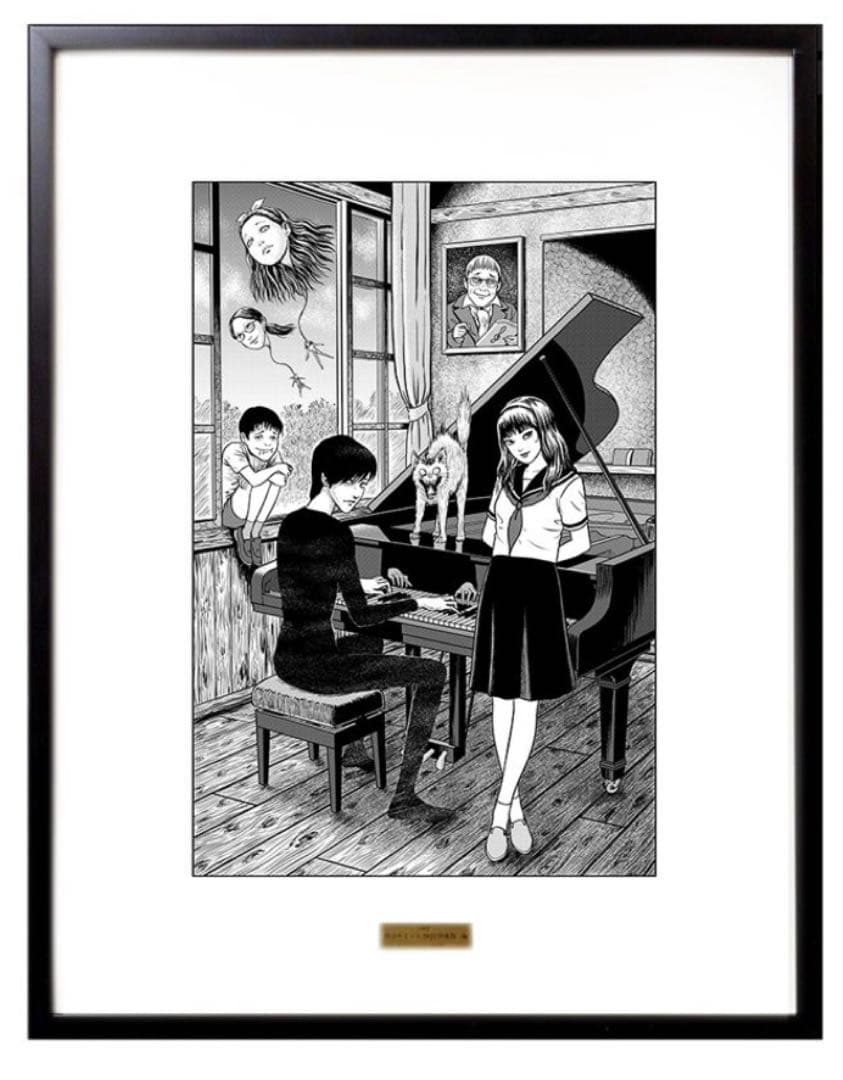 伊藤潤二 複製原画 戦慄の音楽室