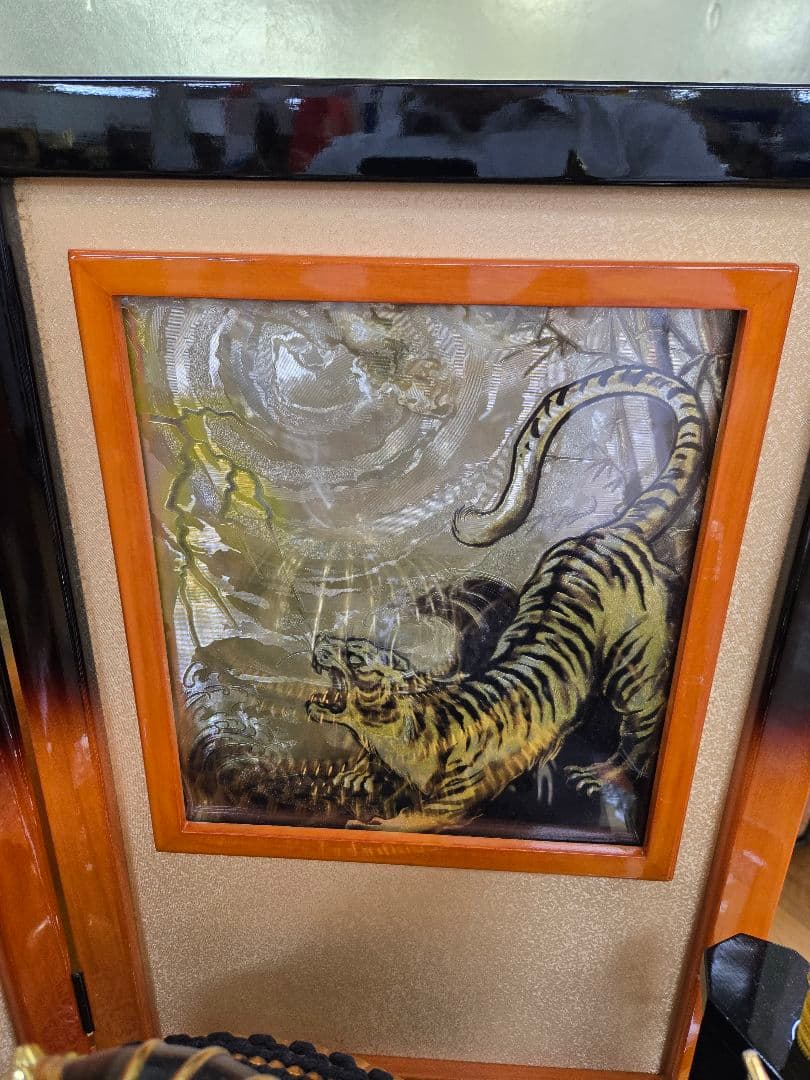 【展示品限り】五月人形　兜　鍬形　収納飾り　子供着用可　※閉店セール　S29