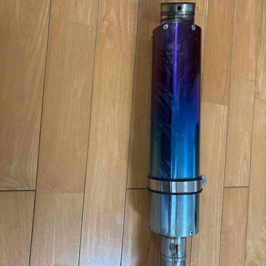 ホーネット250 ステンレススチール グラデーションマフラー