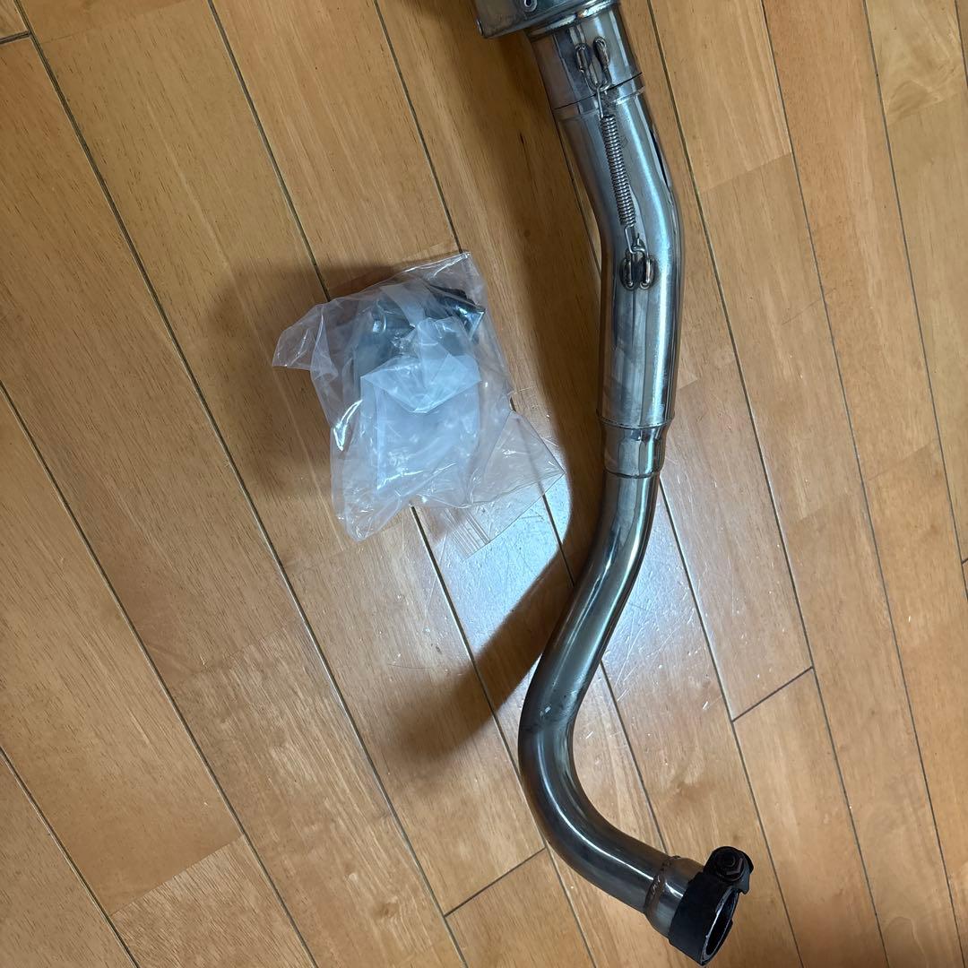 ホーネット250 ステンレススチール グラデーションマフラー