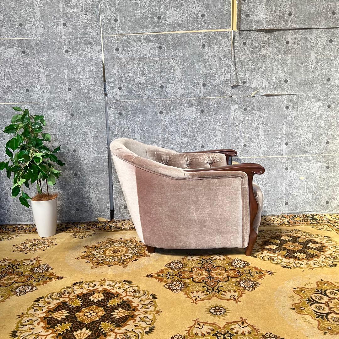 ꧁マルニ木工 maruni꧂ベルサイユシリーズ 1人掛けアームソファ リビング