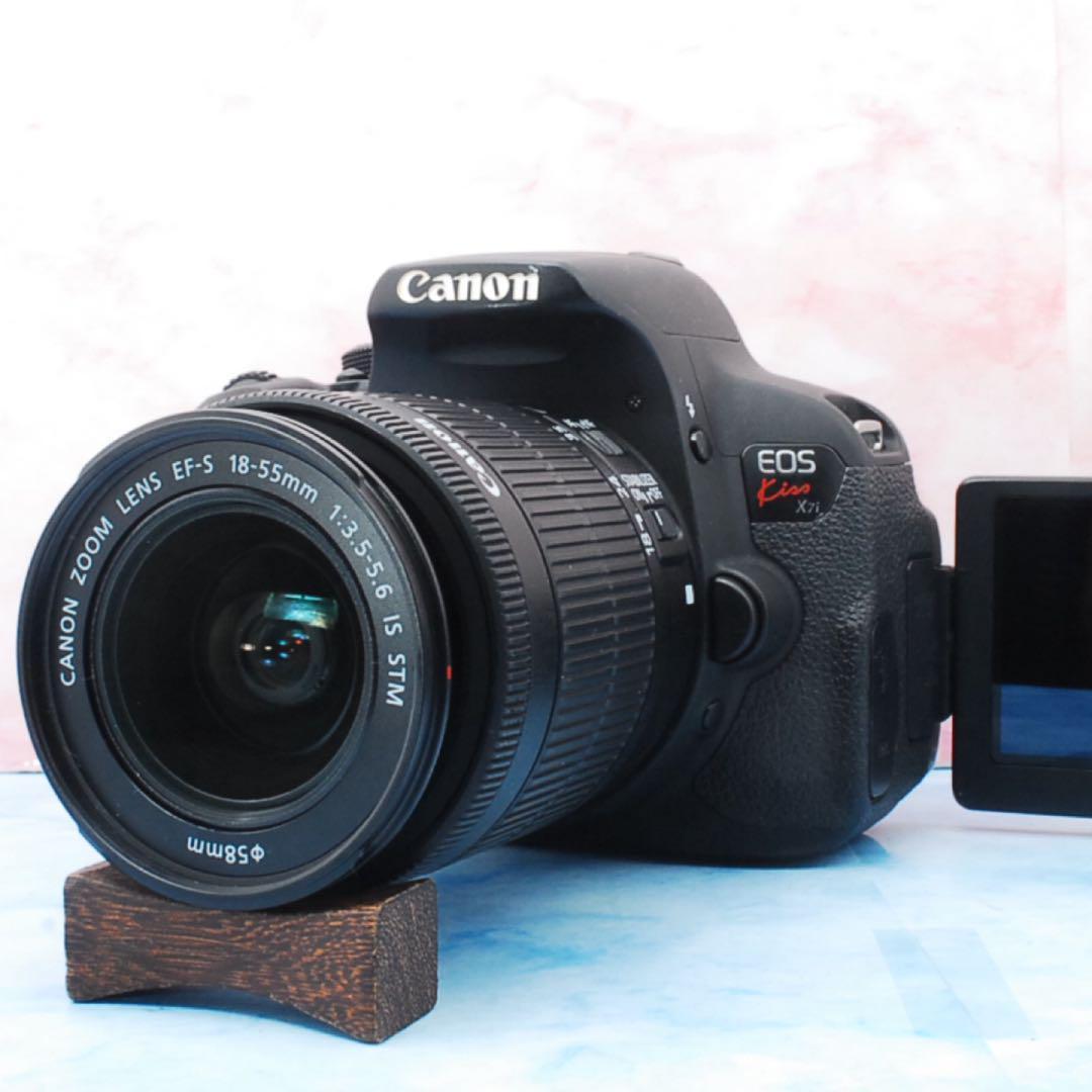 キャノン Kiss X7i▪️一眼レフカメラ▪️バッグ付♪▪️高性能STMレンズ