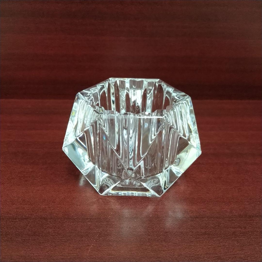 未使用　バカラ　キャンドルホルダー　Baccarat