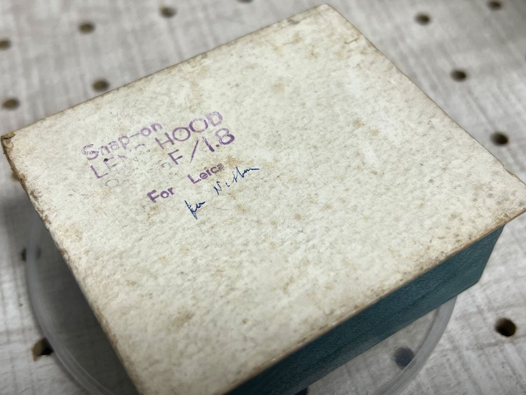 W-ニッコール 35mm f1.8 ライカLマウント用 専用フード 珍品 元箱付