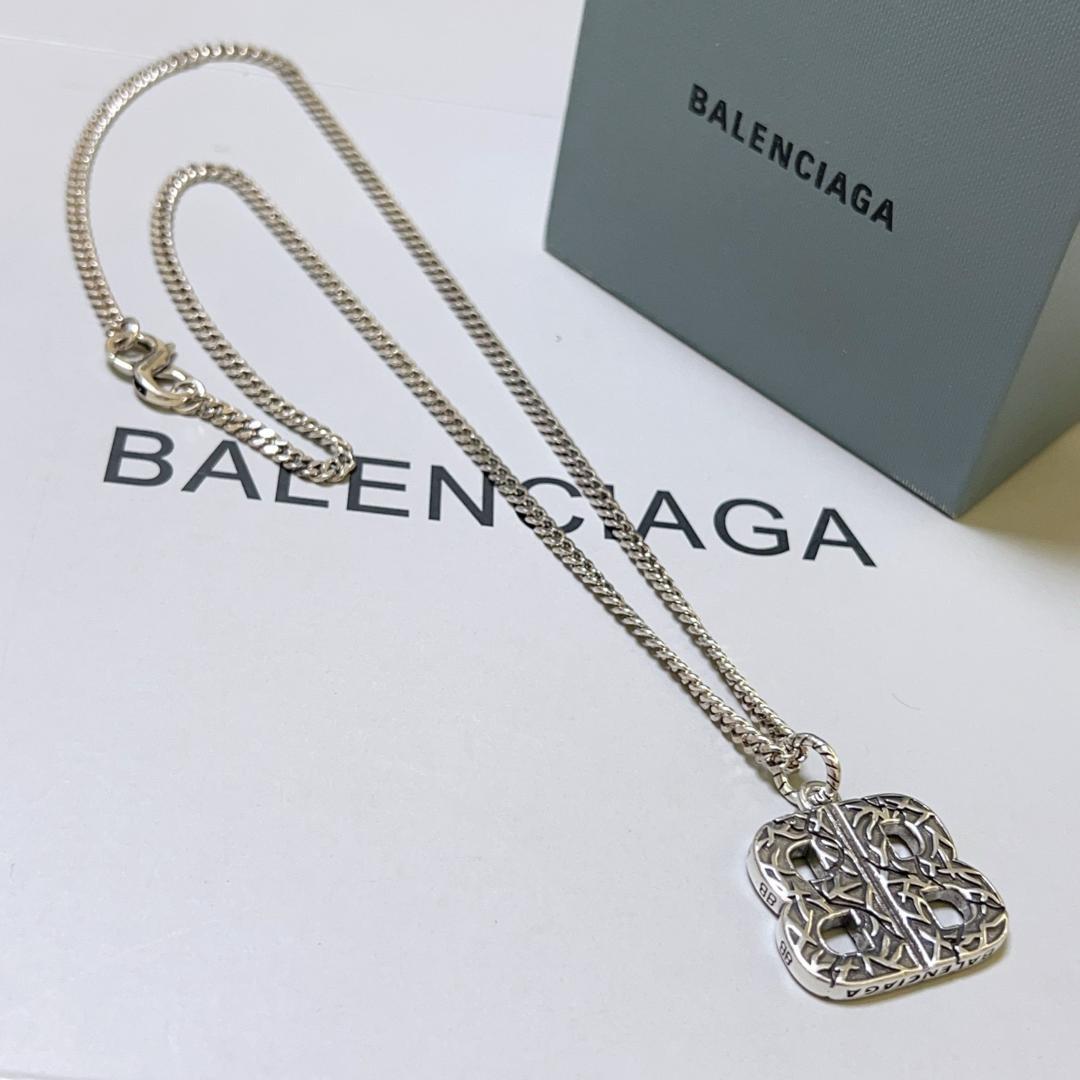 【韓国限定】日本未発売 BALENCIAGA シルバー ネックレス