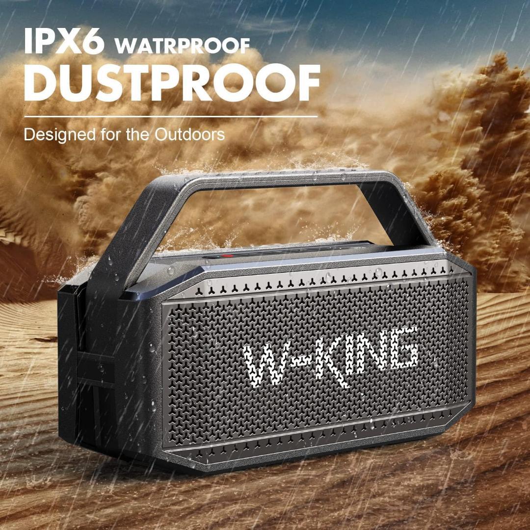 スピーカー W-KING 60W RMS 100Wピーク、スピー