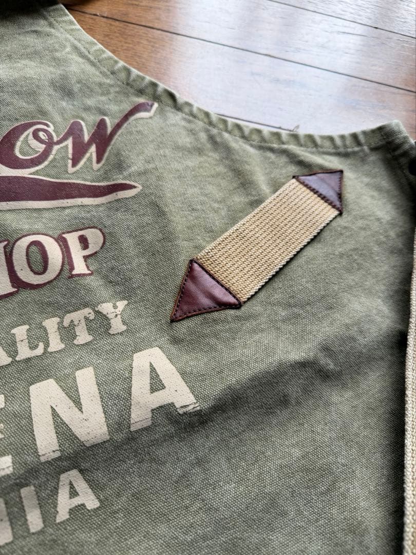 OLD CROW ビンテージ エプロン CROW BRAND グラッドハンド