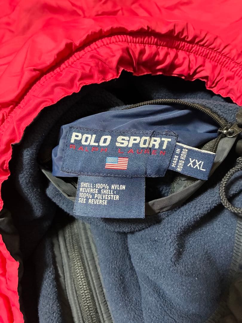 ラルフローレン ポロスポーツ RL-67 リバーシブル ナイロンフリース　XXL