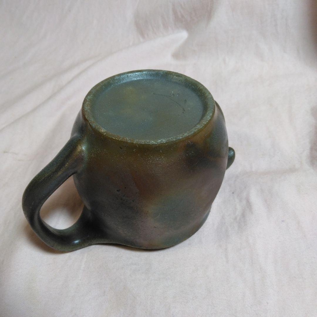 備前焼　小野田瑞穂作　備前急須