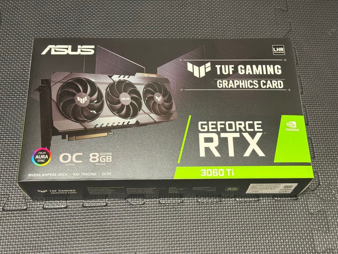 グラフィックボード・グラボ・ビデオカード ASUS TUF GAMING RTX 3060 Ti OC 8GB