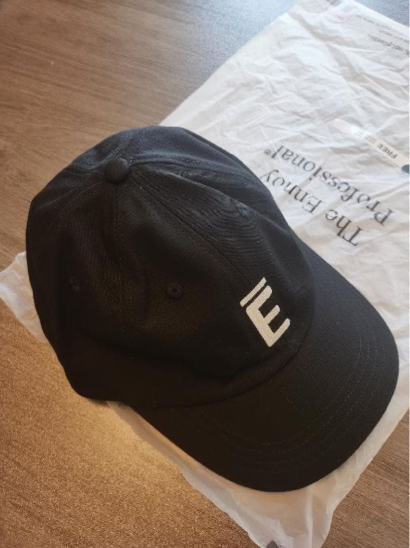 新品- ENNOY COTTON Ē CAP BLACK キャップ エンノイ0。