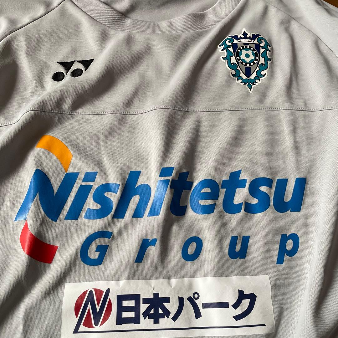 アビスパ福岡スタッフ着用品 XO YONEX グレー 長袖シャツ