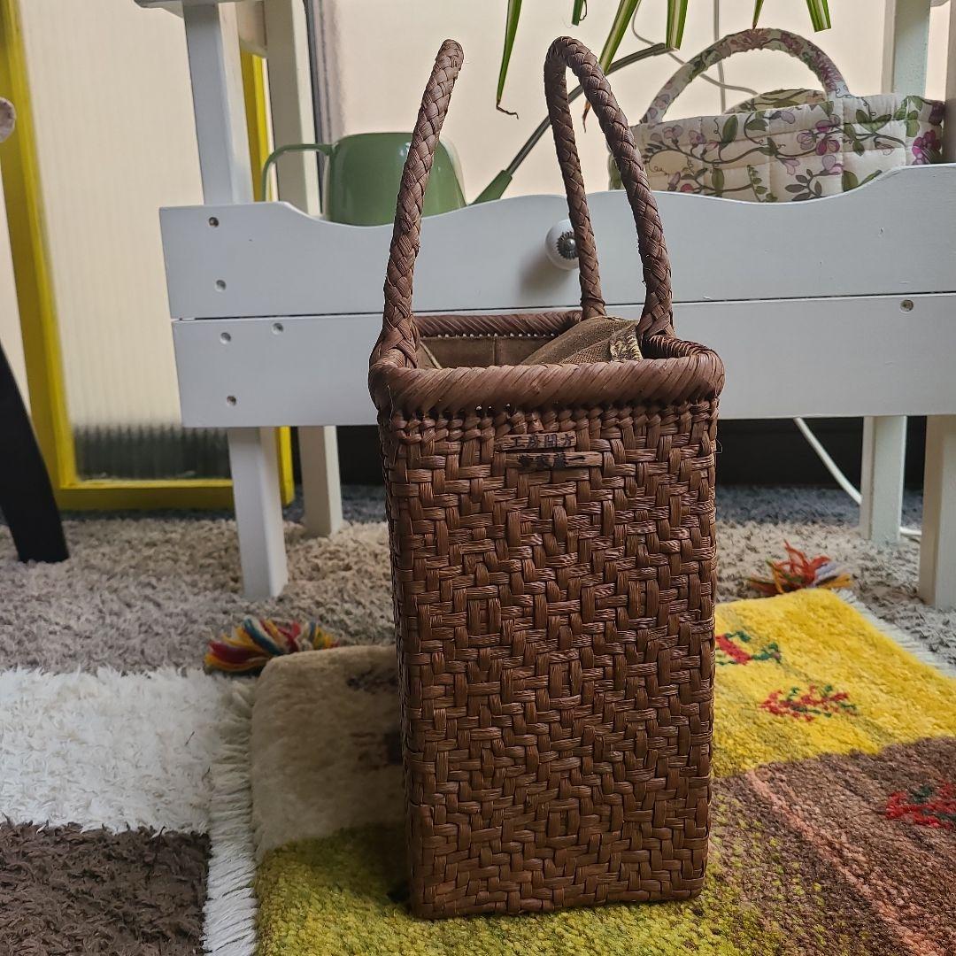 あやこ品　新品未使用　葡萄つる　山葡萄籠バッグ　天然素材 国産