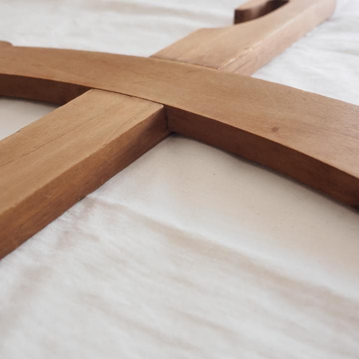 北欧 アンティーク木製クロスハンガー