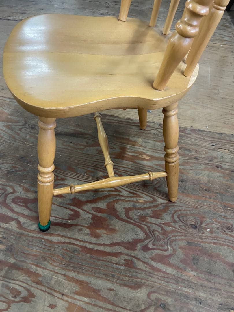 WINDS 太平家具　飛騨　木製　ダイニングチェア ウィンザーチェア　①