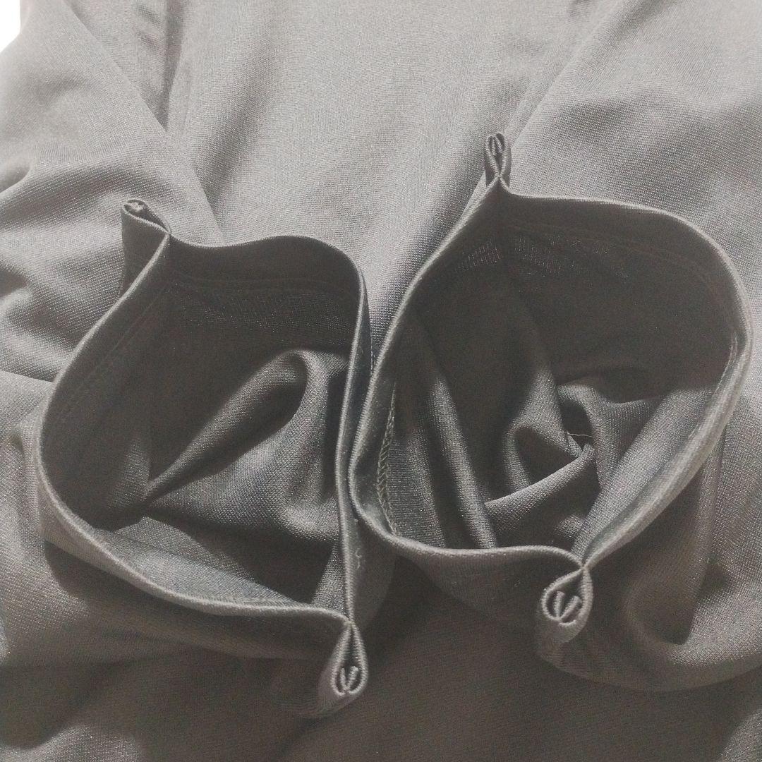 極美品　2022AW　コムデギャルソン　丸襟カットソー　変形　フレア袖　S　黒