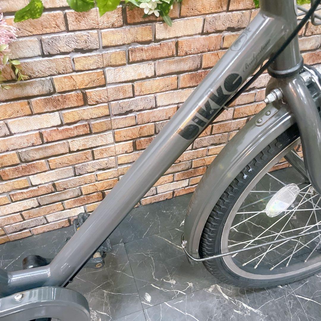 【45】子供用自転車 子供車 bikke ビッケ グレー 22インチ