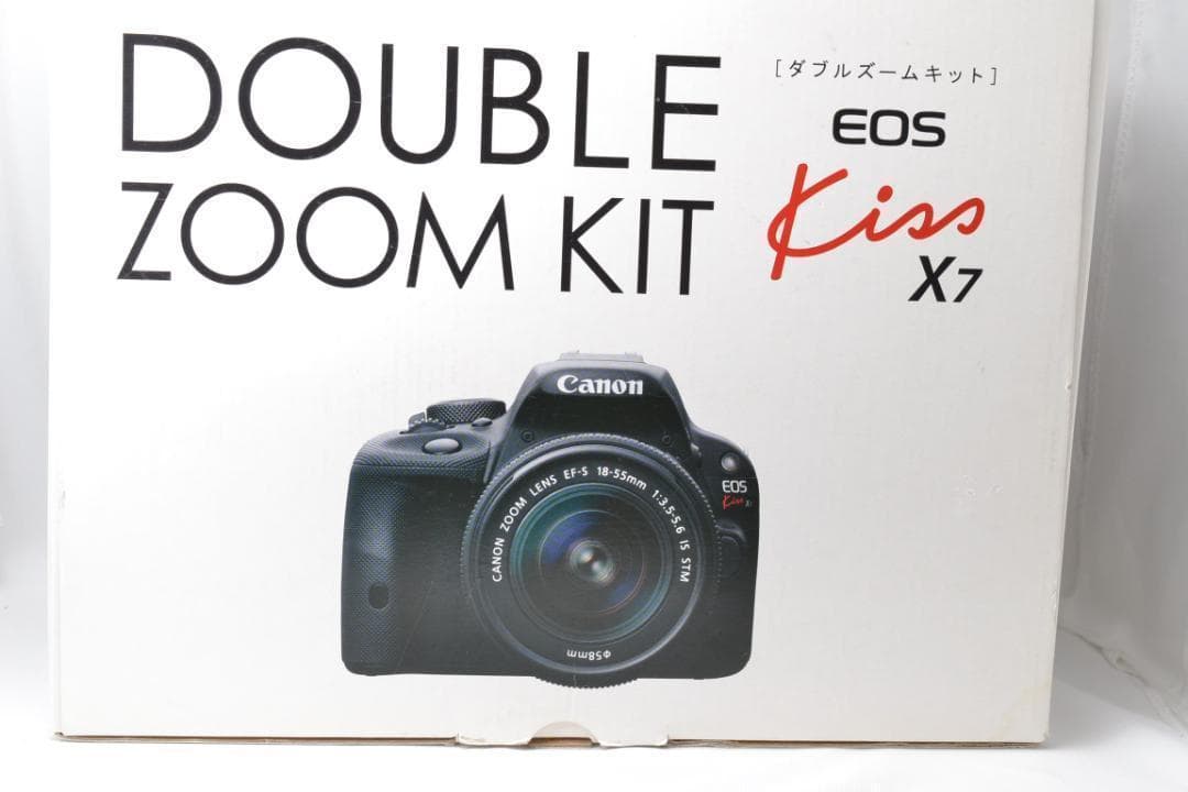 ■美品 S数2,425回■　キャノン Canon Kiss X7 ダブルズーム