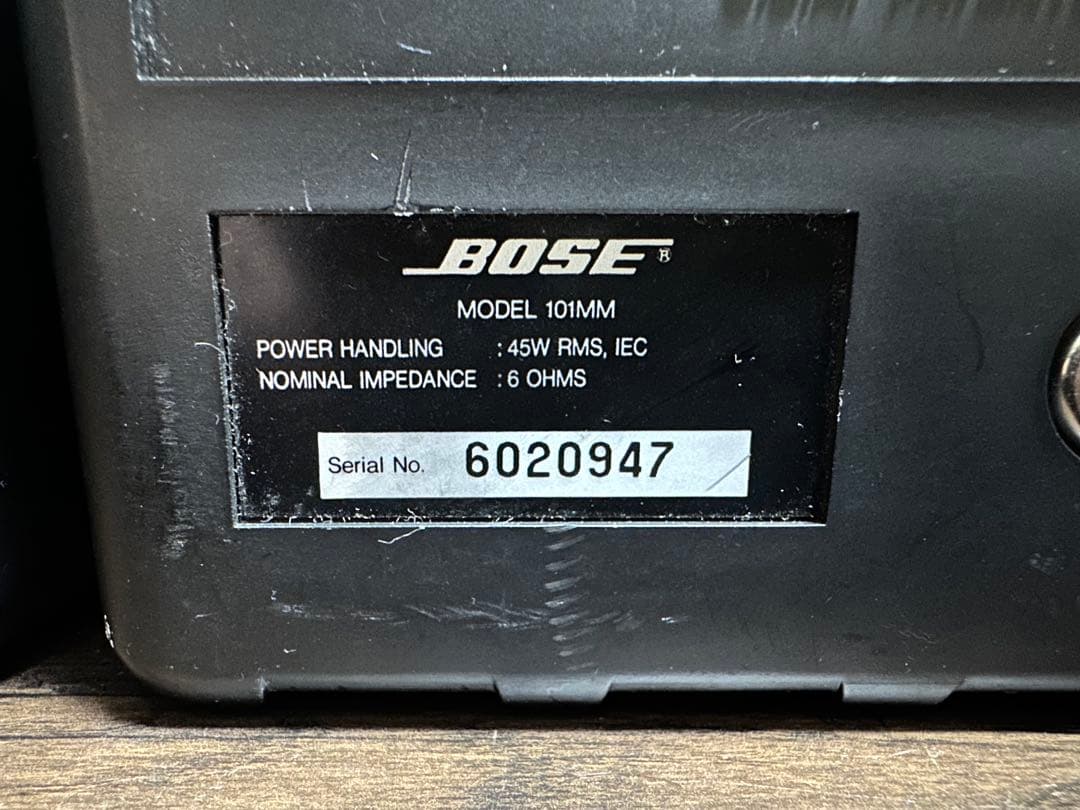 @n 　BOSE 101MM スピーカーシステム