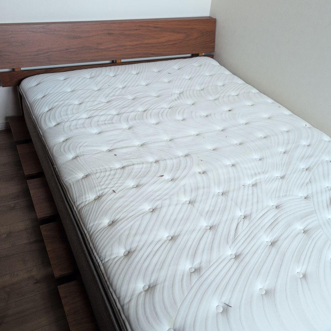 ベットフレーム　ベットマットレス　ダブルベット