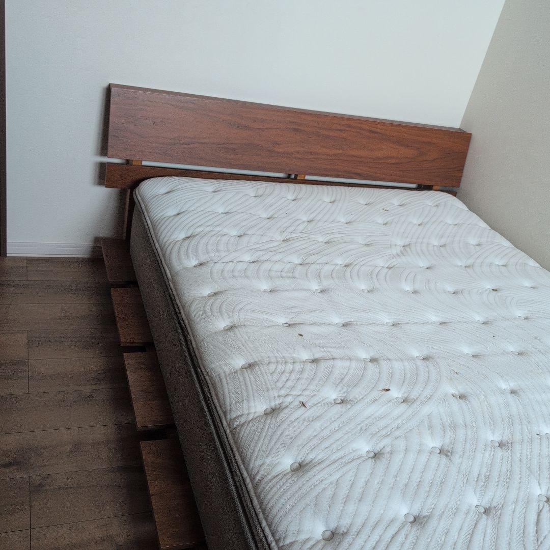 ベットフレーム　ベットマットレス　ダブルベット