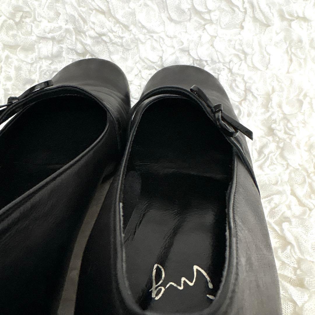 【美品】ing イング パンプス ブラック 24.0