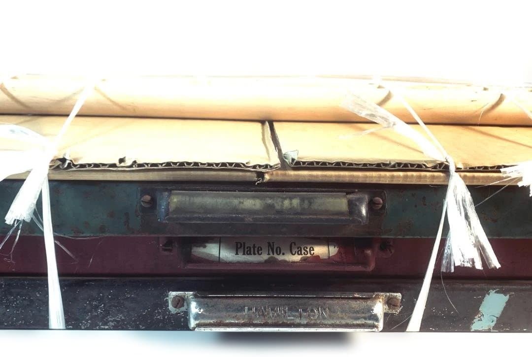 19–20世紀初頭 米国木製【活字ブロック 】HAMILTON 3点組